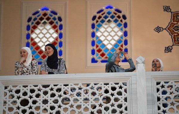 Newly restored Moscow Cathedral Mosque in Moscow