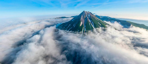 Click to enlarge Kuril islands volcano