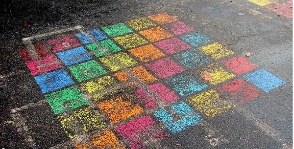 sidewalk drawing