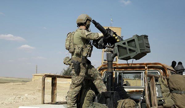 US soldier in Syria