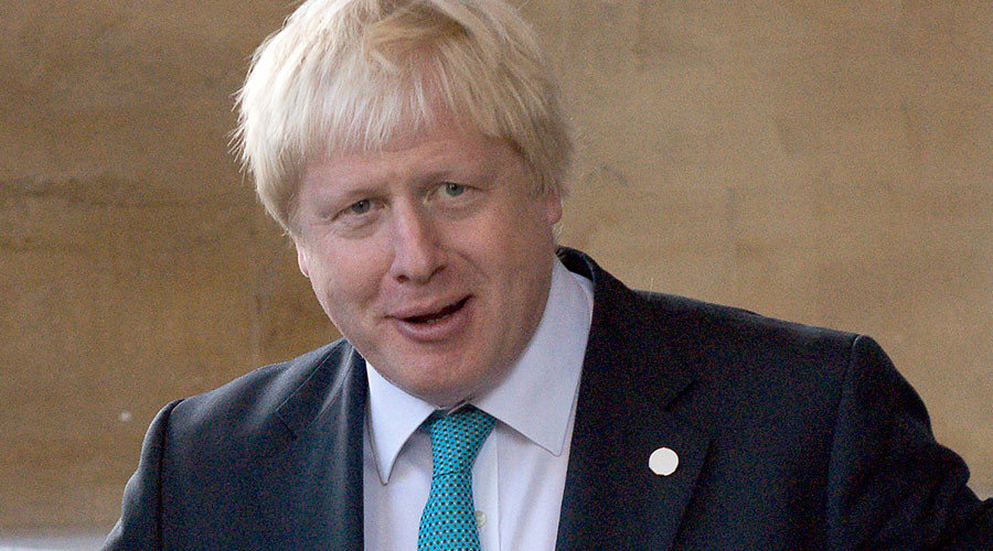 Britain's Foreign Secretary Boris Johnson