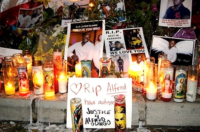 Click to enlarge Memorial Alfred Olango