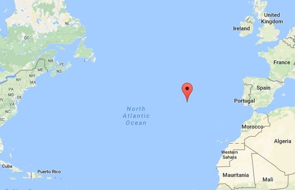 Azores map