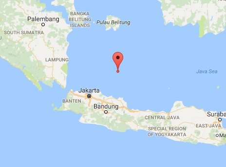 Map earthquake