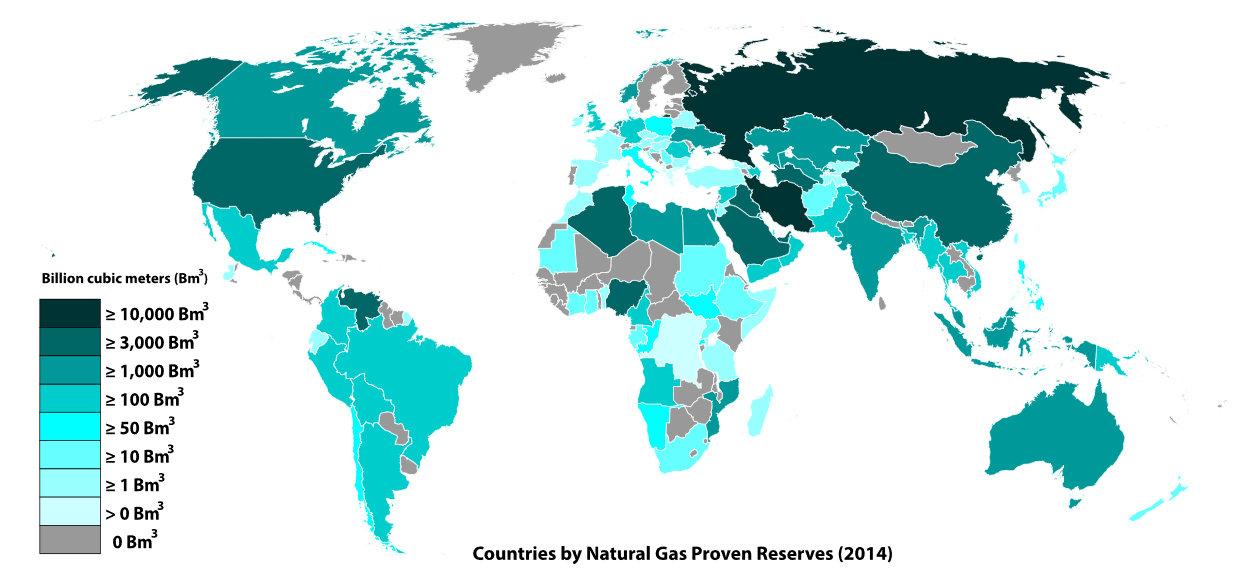 proven gas reserves