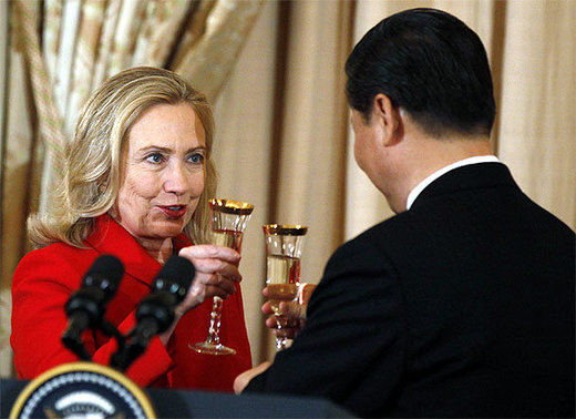 Hillary Clinton Xi Jinping