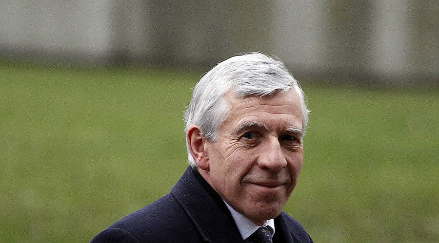 Britain's former foreign minister Jack Straw