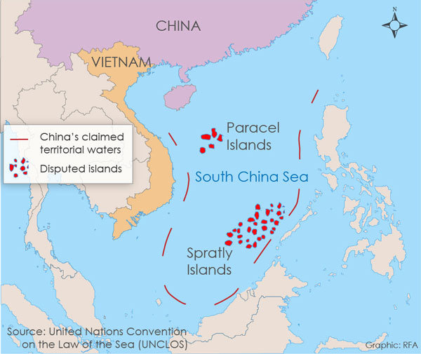 Nine dash line China