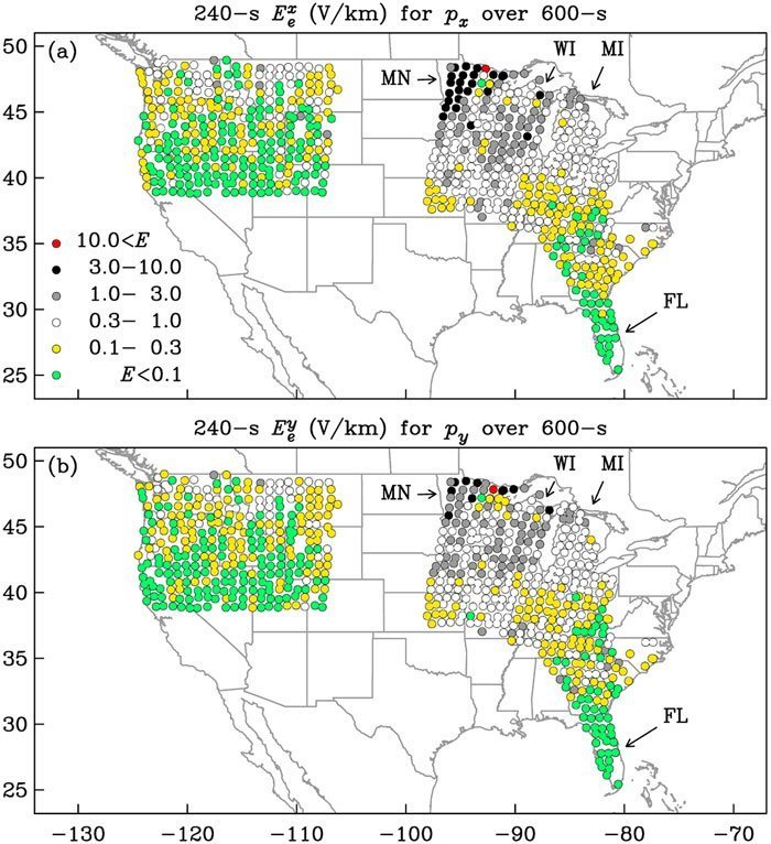 Map shows which parts of the US are at the highest risk from a