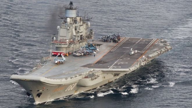 Russian aircraft carrier