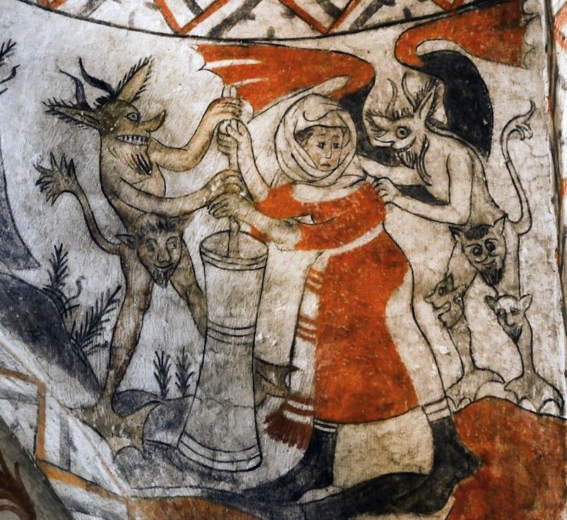 Click to enlarge Butter churning