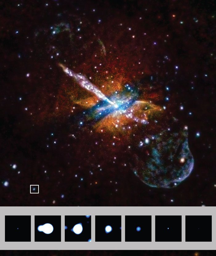 Click to enlarge Galaxy NGC 5128