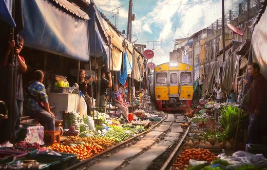 Click to enlarge Maeklong railway