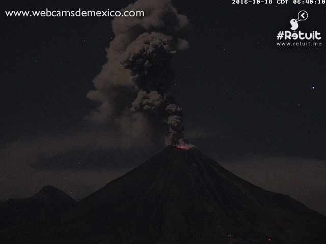 Colima eruption