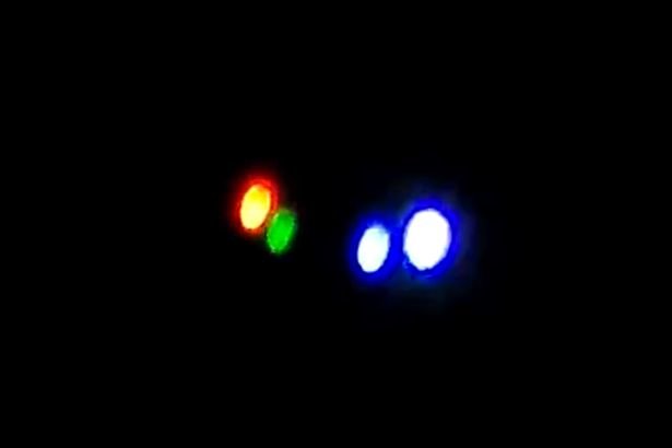 Colorful UFO orbs