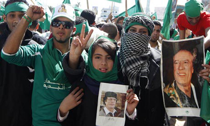 Click to enlarge Libya Gaddafi