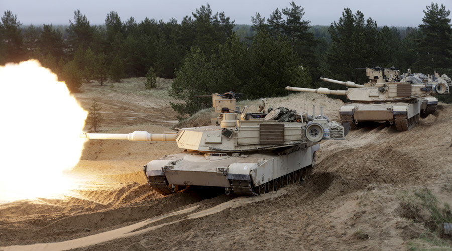 US tanks
