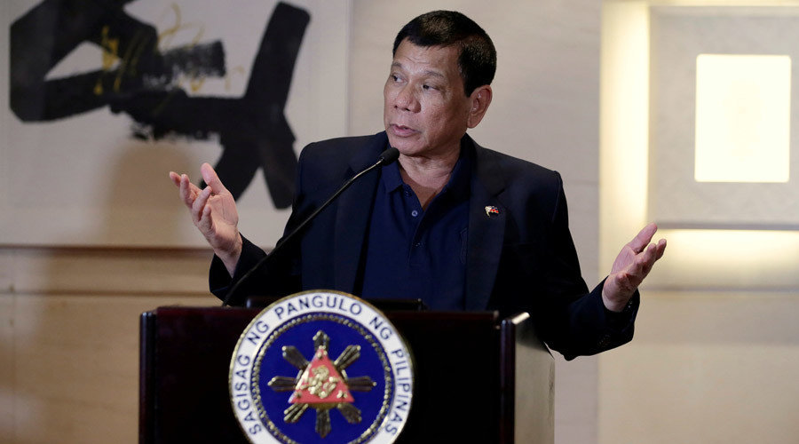 Click to enlarge Philippines President Rodrigo Duterte