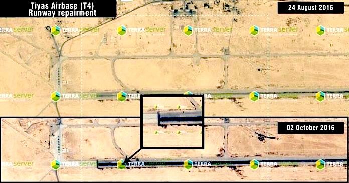 satellite shot airfield