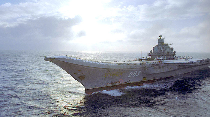 russian aircraft carrier
