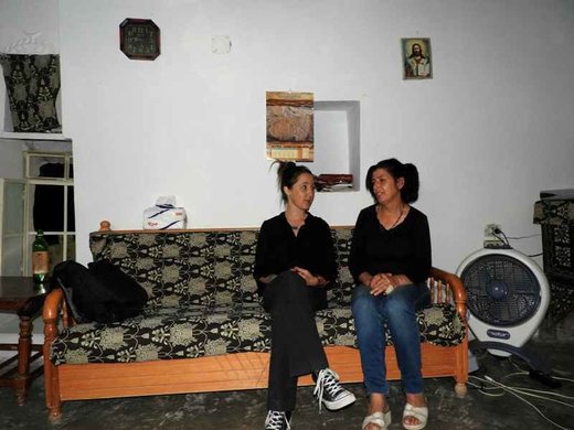 Click to enlarge Eva Barlett with Antoinette Taalab
