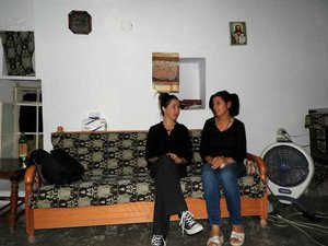 Click to enlarge Eva Barlett with Antoinette Taalab