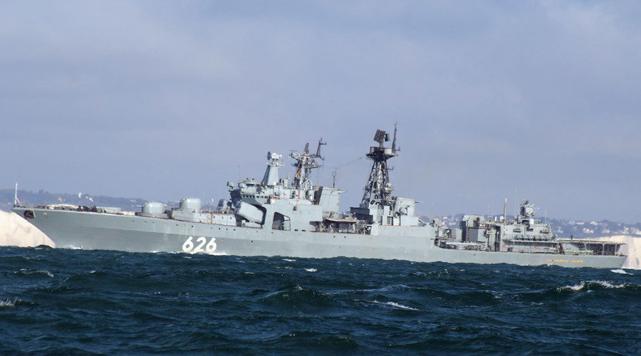 Click to enlarge Russian warship