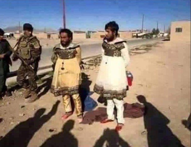 ISIS militants dressed as women