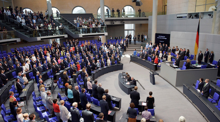 The lower house of parliament Bundestag in Berlin, Germany