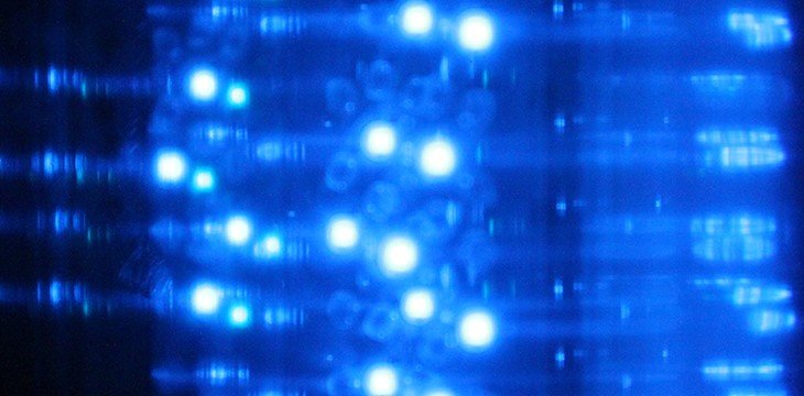 LED light, blue light