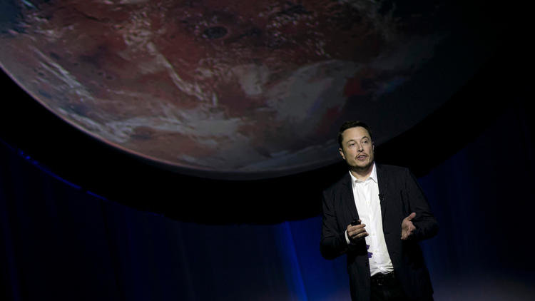 Click to enlarge SpaceX CEO Elon Musk