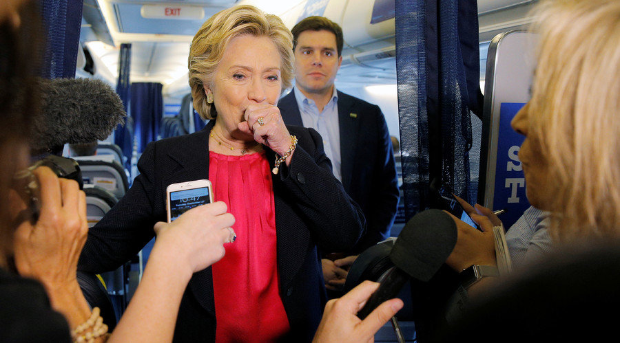 clinton coughing attack