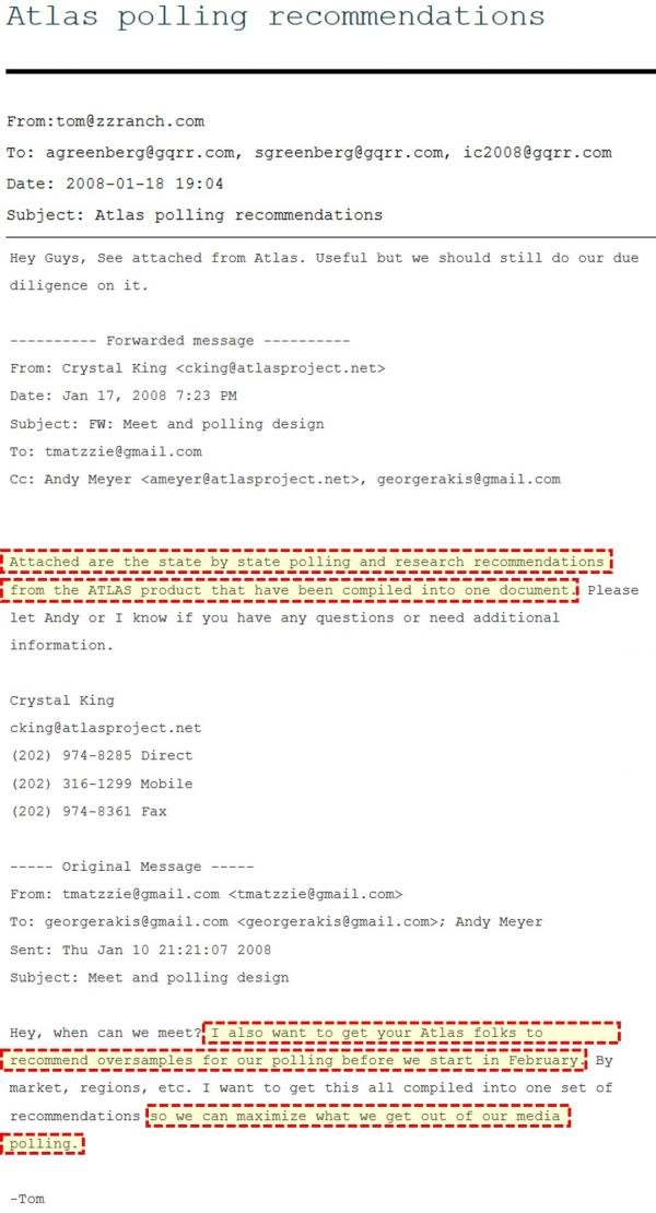 Click to enlarge Atlas polling email