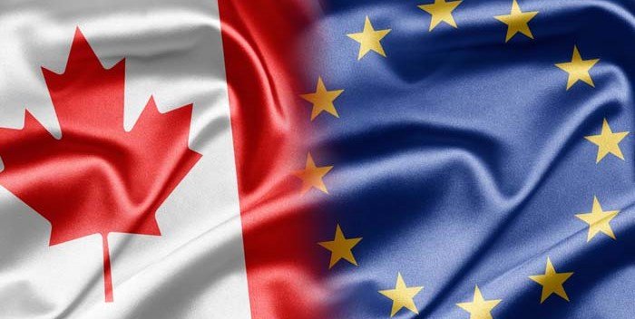 Click to enlarge Canada-EU Flag