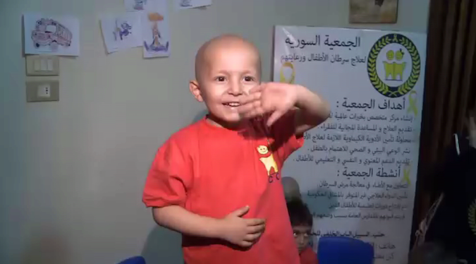 Click to enlarge assad sanctions, children aleppo cancer