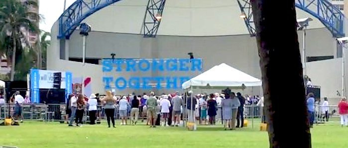 Kaine rally FL