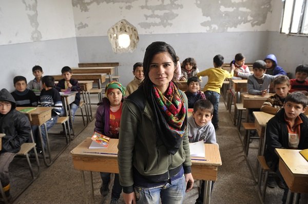 School children in Syria