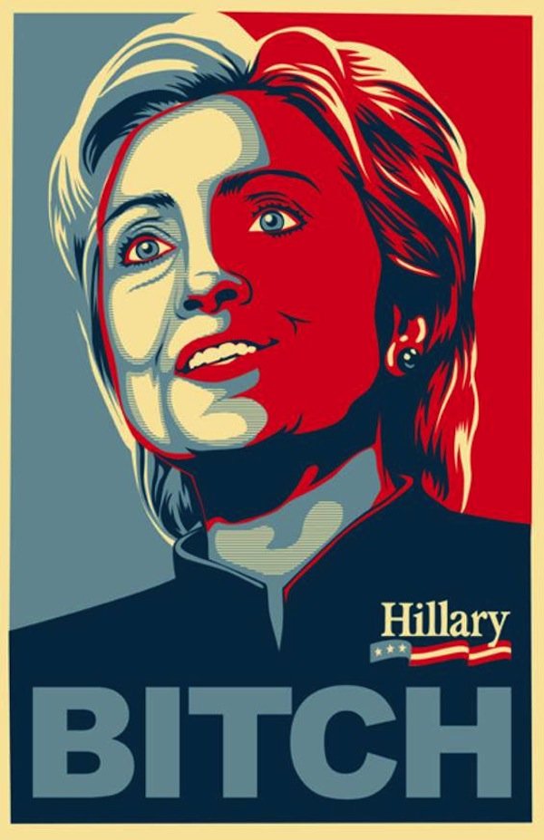 hillary bitch