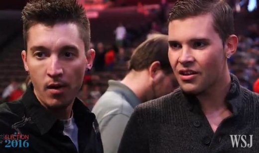 Click to enlarge gay trump supporters threatened