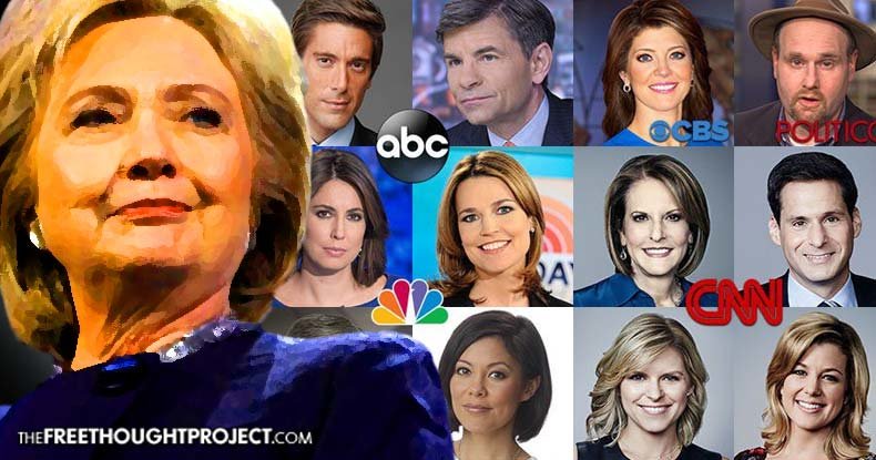 Hillary and Media cheerleaders