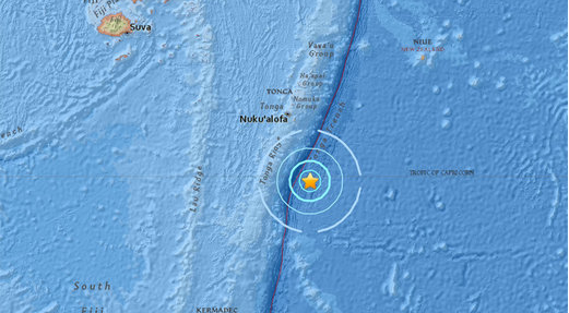 Earthquake hits Tonga