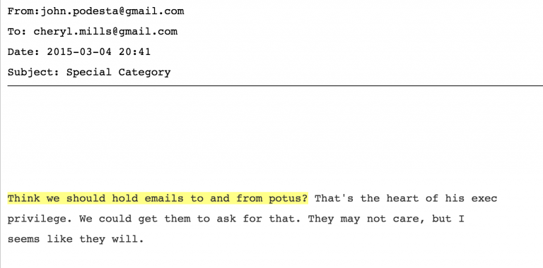podesta email