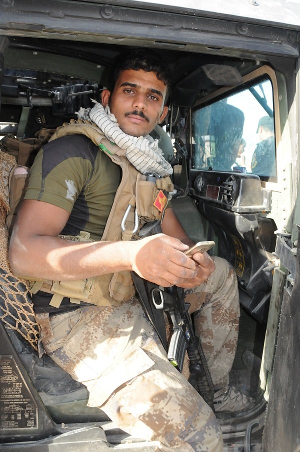 Click to enlarge Yazidi fighter Newsai Heci