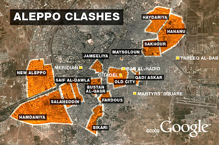 section map Aleppo