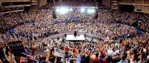 Click to enlarge Trump rally