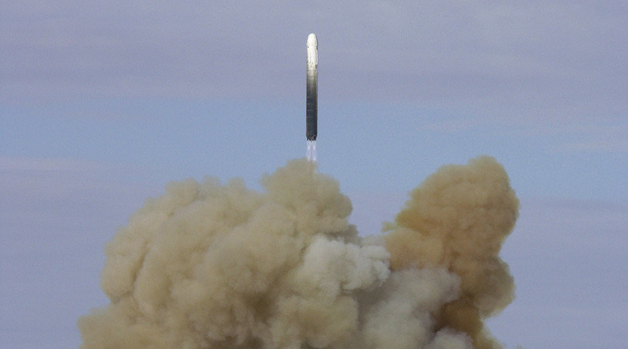 Russia's RS-18 (SS-19 Stiletto) intercontinental ballistic missile