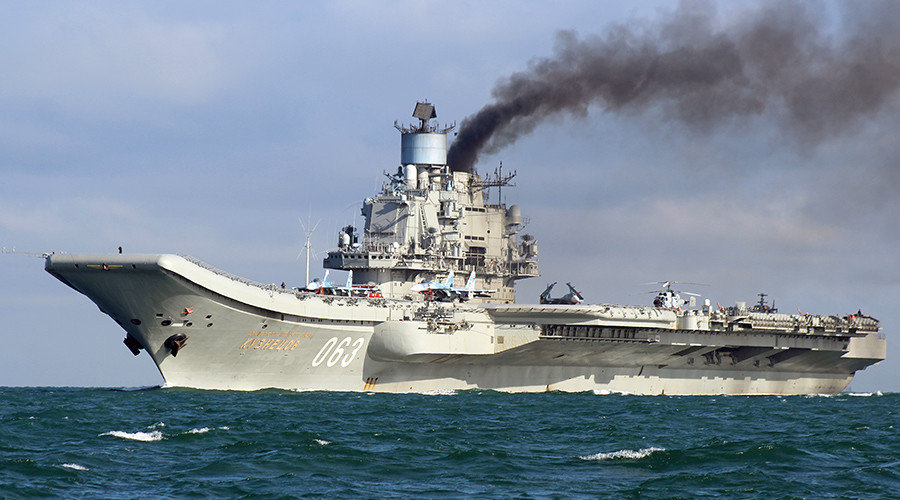 Russian aircraft carrier Admiral Kuznetsov