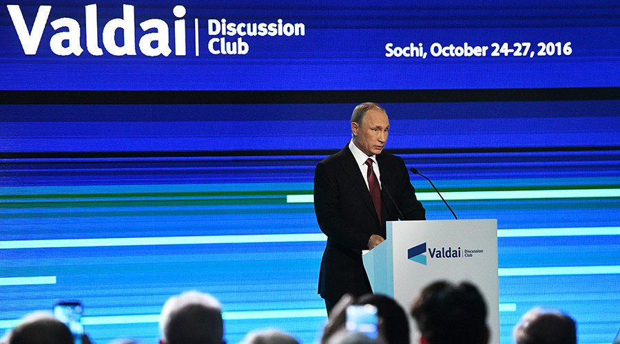 Click to enlarge October 27, 2016. Russian President Vladimir Putin