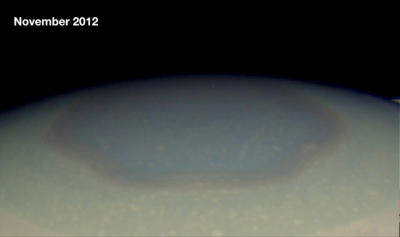Saturn's northern polar region