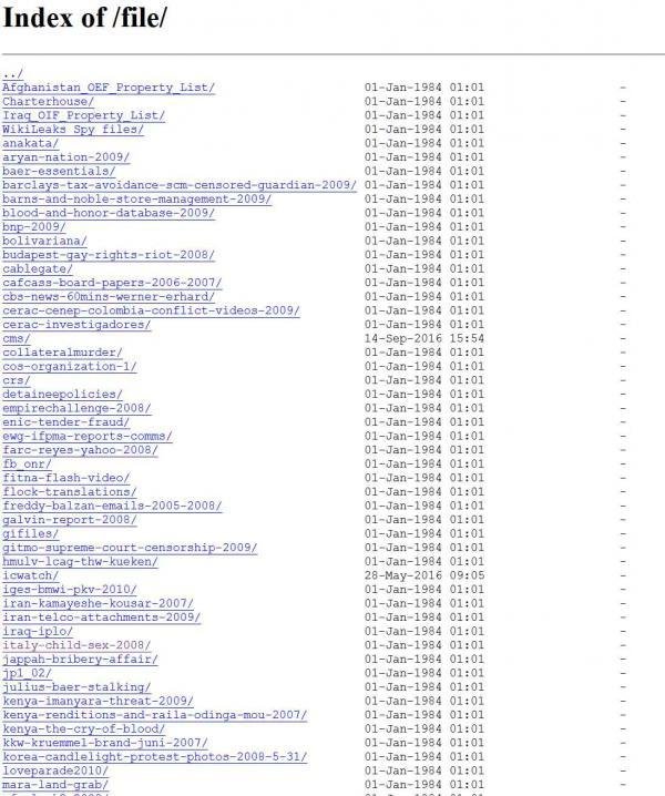 Click to enlarge wikileaks document